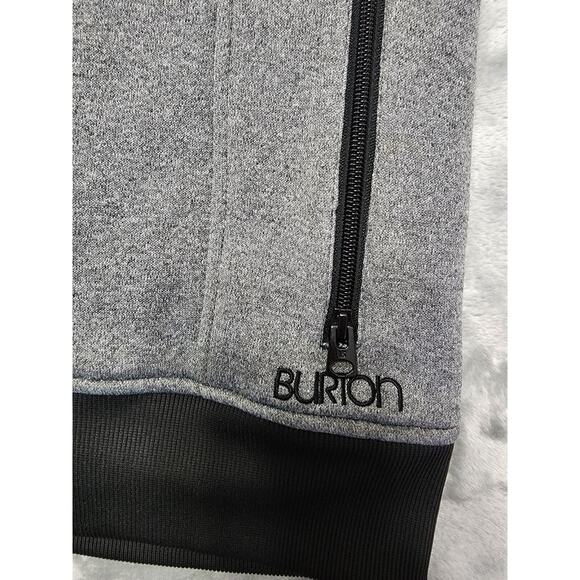 Burton DryRide Starr Vest Insulated Hooded Zip Up Vest Size L Gray Black Winter - Picture 2 of 9